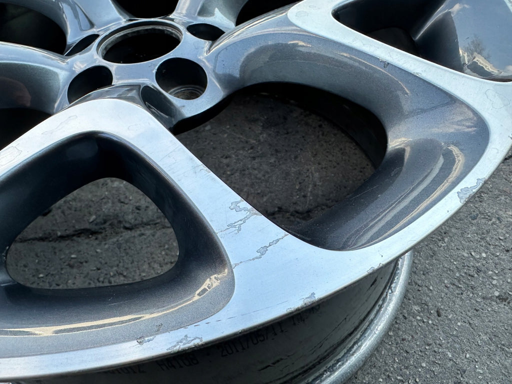 1x Alufelge 18 Zoll 7.5" 5x110 47ET Glanz Schwarz 13338853 Opel Rim Wheel FEL8803993843hr
