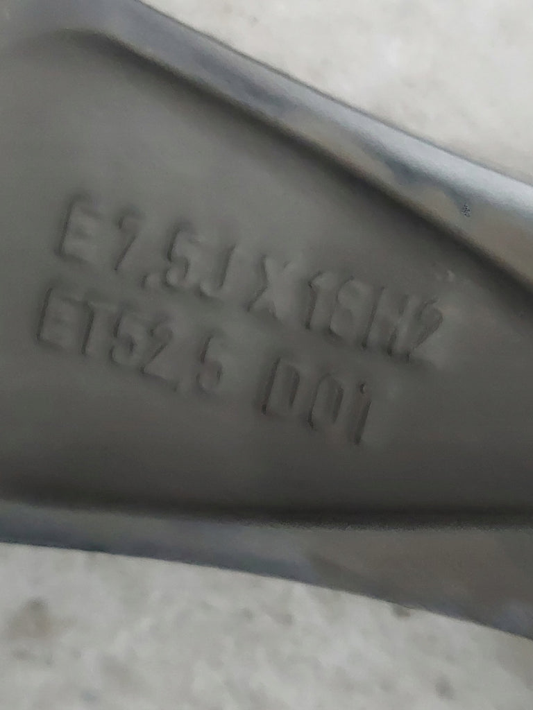 1x Alufelge 18 Zoll 7.5" 5x108 Ford Kuga Rim Wheel FEL5720173096yc