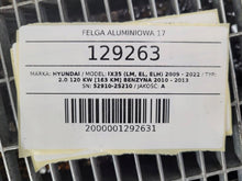 Load image into Gallery viewer, 1x Alufelge 17 Zoll 6.5" 5x114.3 48ET Glanz Silber 52910-2S210 Hyundai Ix35 FEL9444962824ox