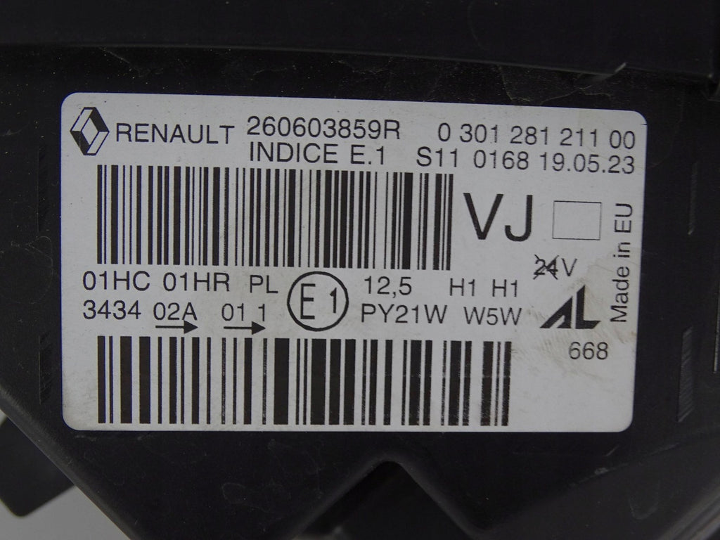 Frontscheinwerfer Renault Captur I 26060385310999 Ein Stück (Rechts oder Links) SCH3746307011ia
