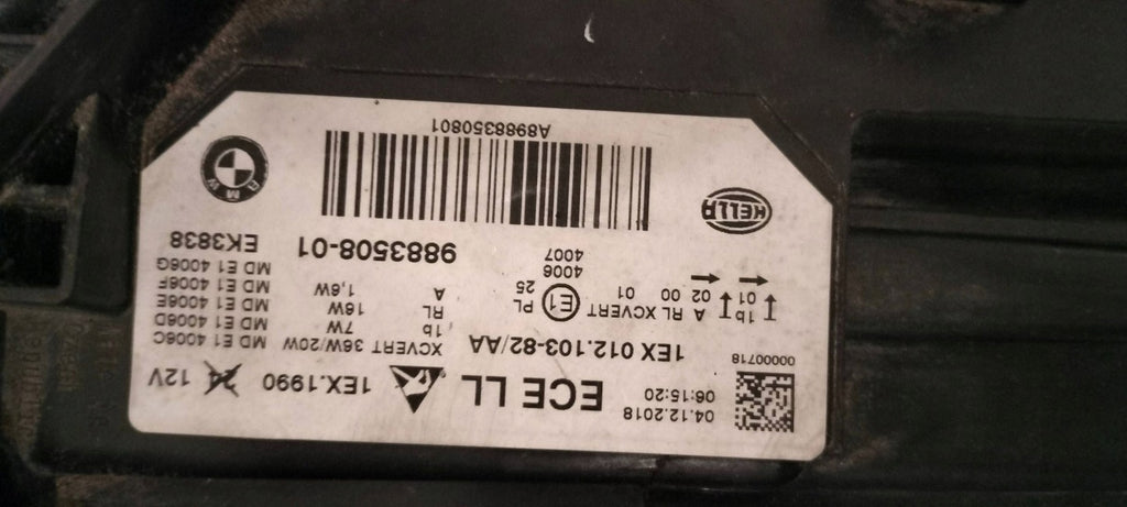 Frontscheinwerfer BMW F30 F31 1EX01210382 A8988350801 LED Rechts Headlight SCH8256731443jy