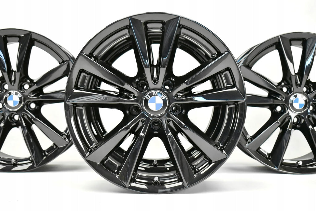 4x Alufelge 18 Zoll 8.5" 5x120 46ET Glanz Schwarz 6853952 BMW X5 F15 Rim Wheel FEL7079627162gr