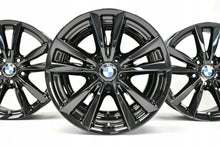 Laden Sie das Bild in den Galerie-Viewer, 4x Alufelge 18 Zoll 8.5" 5x120 46ET Glanz Schwarz 6853952 BMW X5 F15 Rim Wheel FEL7079627162gr