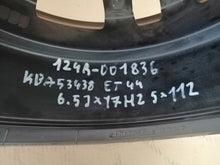 Load image into Gallery viewer, 1x Alufelge 17 Zoll 6.5" 5x112 44ET Glanz Silber A1774010300 Mercedes-Benz FEL7298860479pa