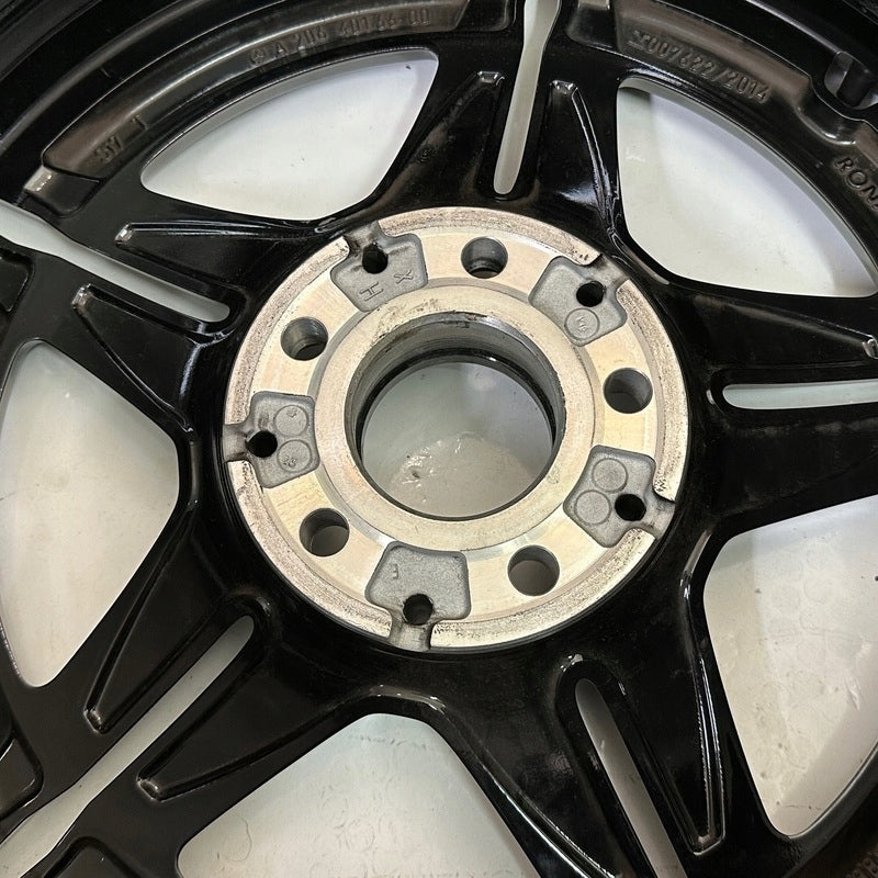 1x Alufelge 18 Zoll 9.0" 5x112 58ET Schwarz A2064016600- Mercedes-Benz Rim Wheel