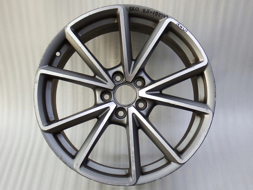 1x Alufelge 19 Zoll 8.5" 5x112 43ET Matt Graphit 8K0601025CT Audi A4 B8 Mg FEL9463344577we