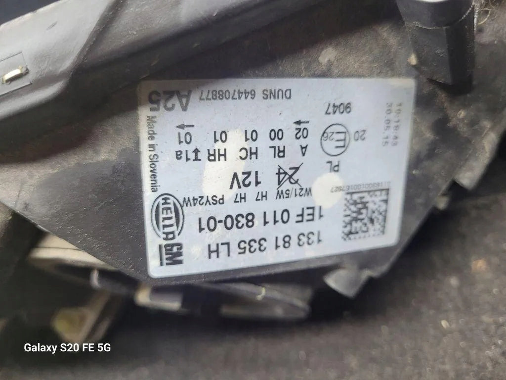 Frontscheinwerfer Opel Corsa E 644708877 Links Scheinwerfer Headlight SCH9980294456wb
