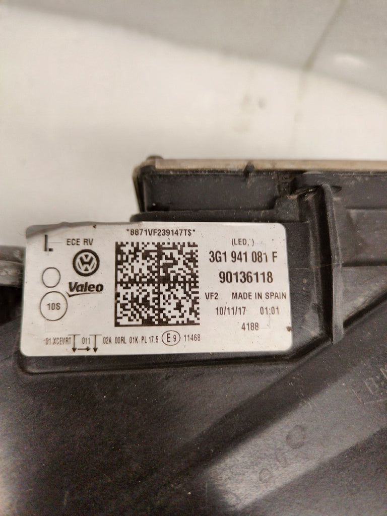 Frontscheinwerfer VW Passat B8 3G1941081F Full LED Links Scheinwerfer Headlight