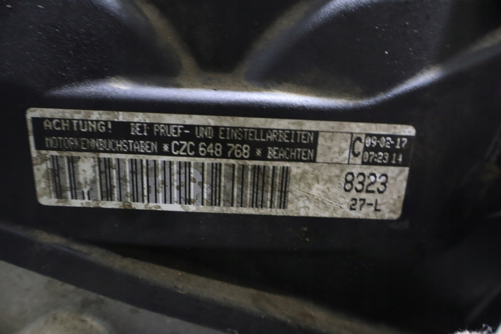 Motor VW Jetta CZC 1.4 TSI 125PS 92kW 2017 Benzin Engine Unkomplett