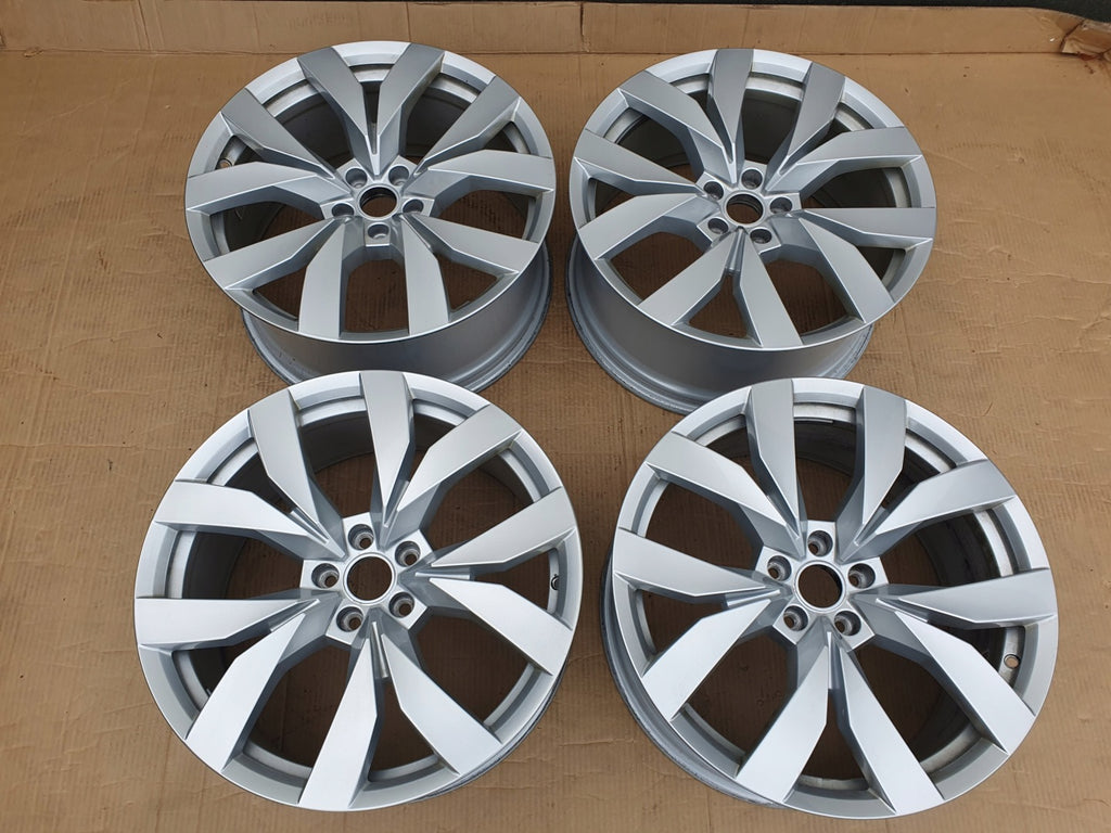 4x Alufelge 20 Zoll 9.0" 5x112 33ET Glanz Silber 760601025 VW Touareg Rim Wheel FEL3885024077dh