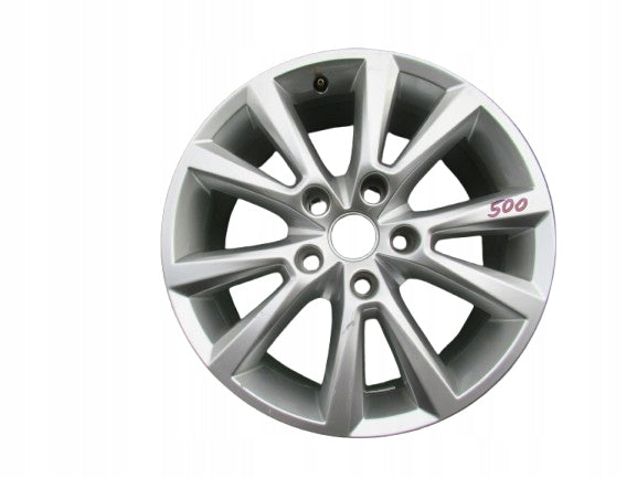1x Alufelge 18 Zoll 8.0" 5x130 53ET Glanz Silber 7P6601025C VW Touareg 7p6 FEL2679947369ze