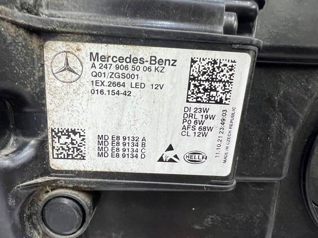 Frontscheinwerfer Mercedes-Benz Gla H247 A2479065006 LED Rechts Headlight SCH6930768626gs