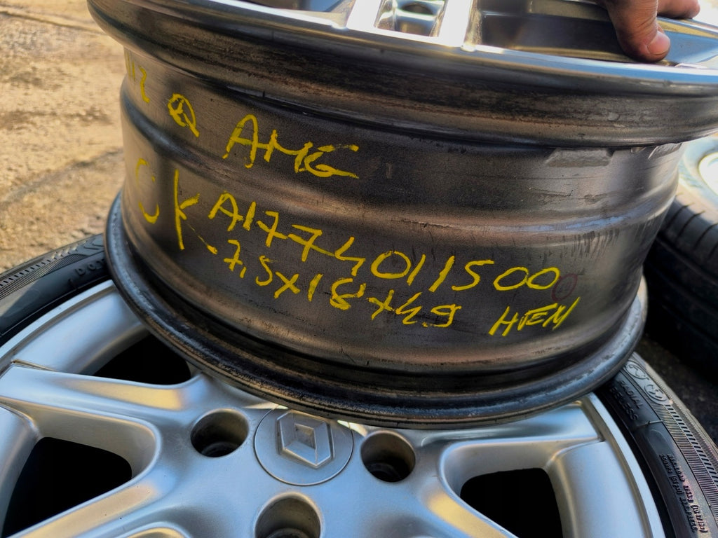 1x Alufelge 18 Zoll 7.5" 5x112 49ET A1774011500 Mercedes-Benz W177 Rim Wheel FEL8461052193gl