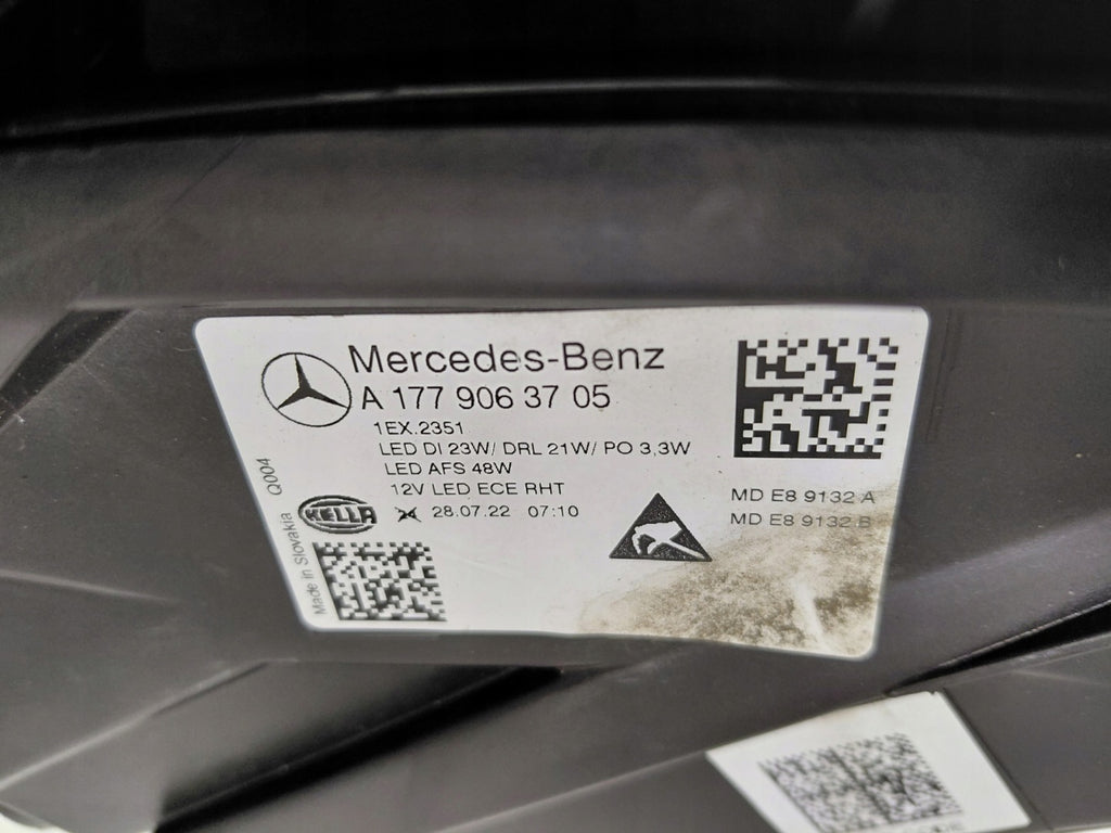 Frontscheinwerfer Mercedes-Benz W177 A1779063705 Links Scheinwerfer Headlight SCH8494671973nk