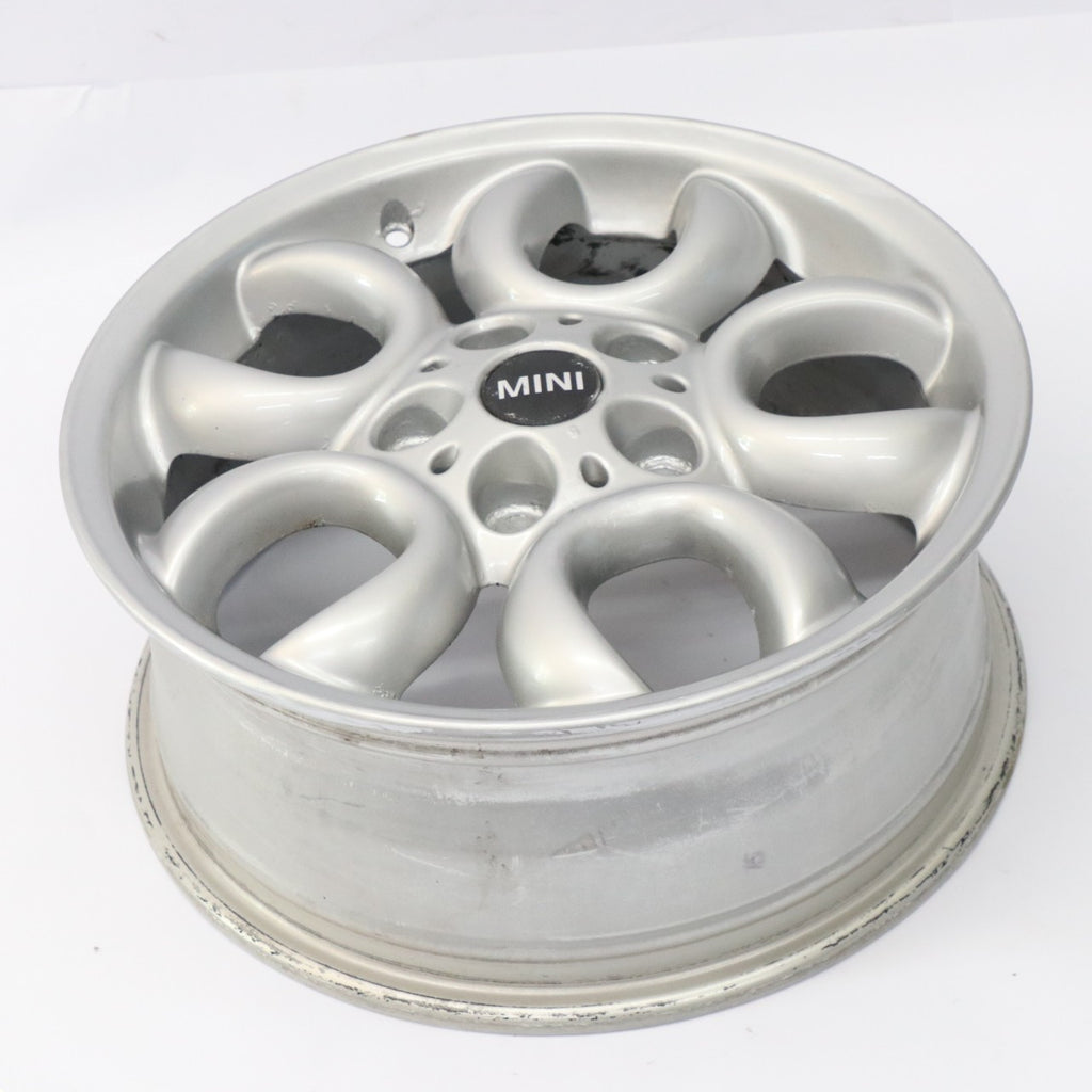 1x Alufelge 16 Zoll 6.5" 5x120 46ET Glanz Silber 9803725 Mini R60 R61 Rim Wheel FEL1441482316yd