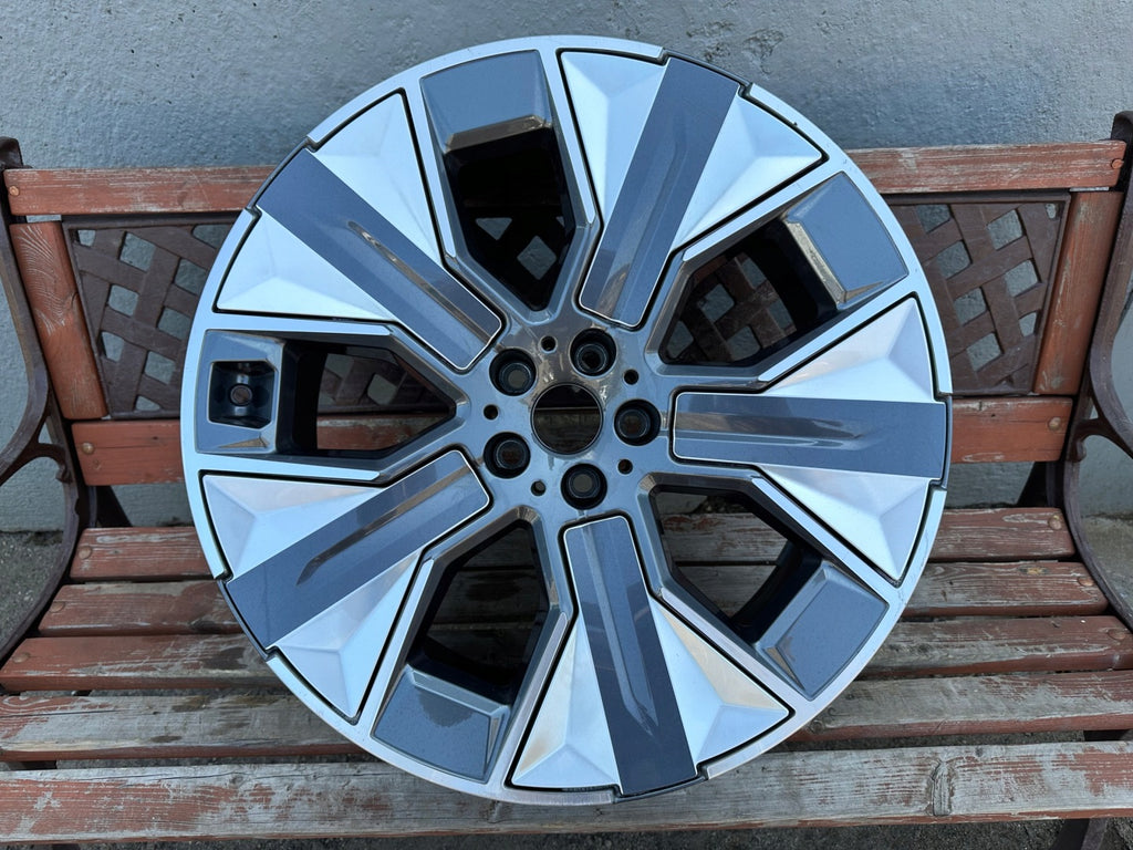 1x Alufelge 21 Zoll 9.0" 5x112 36ET Glanz Graphit 5A41F90 BMW Ix Rim Wheel FEL3228297590vd