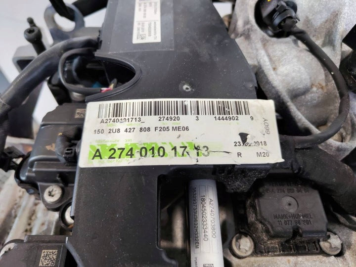 Motor Mercedes-Benz W205 274920 2.0 CGI 2018 Hybrid Engine Komplett MOT8226709877dc