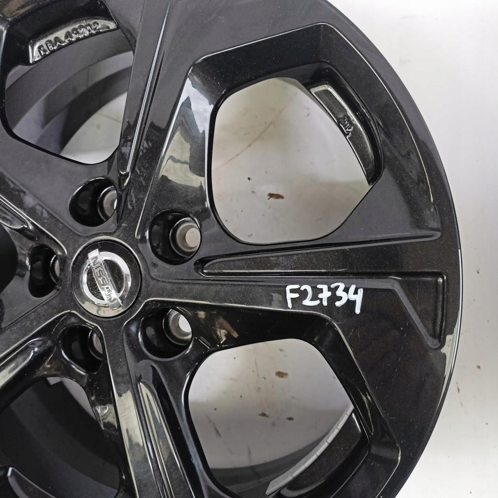 1x Alufelge 17 Zoll 7.0" 5x114.3 45ET Glanz Schwarz KE409-4C200 Nissan Juke FEL8544148243yd