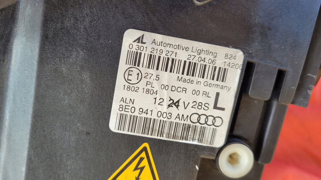 Frontscheinwerfer Audi A4 B7 8E0941003AM Xenon Links Scheinwerfer Headlight