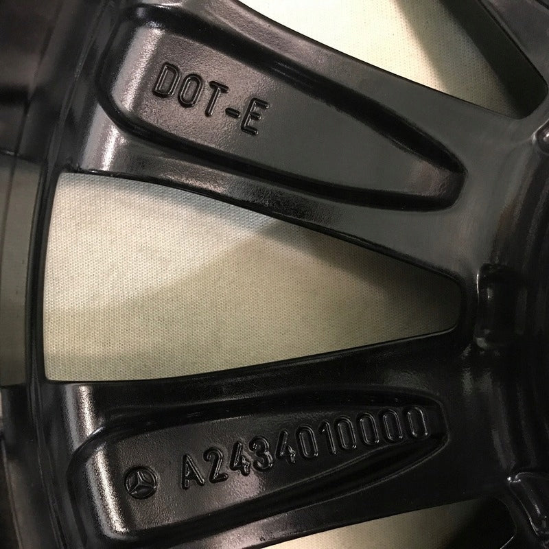 1x Alufelge 18 Zoll 6.5" 5x112 44 5ET A2434010000 Mercedes-Benz Rim Wheel