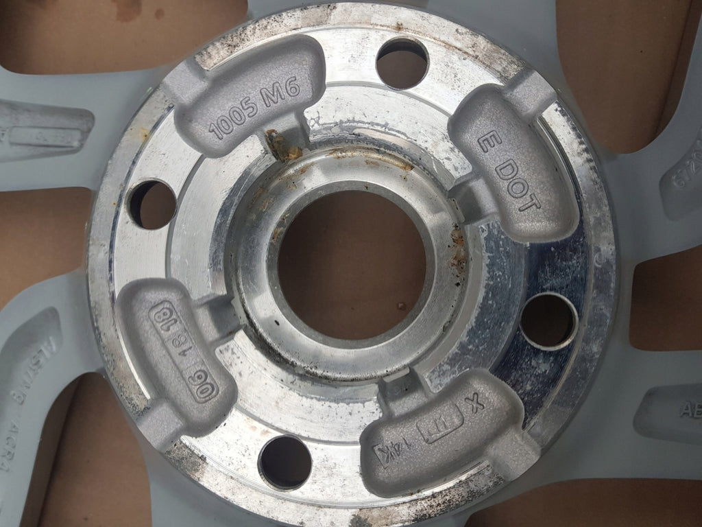 1x Alufelge 16 Zoll 6.5" 4x108 20ET Matt Silber 39007897 Opel Crossland X FEL6915965467cy