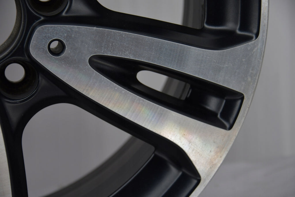 1x Alufelge 16 Zoll 6.5" 5x112 49ET Matt Schwarz A2464010000 Mercedes-Benz