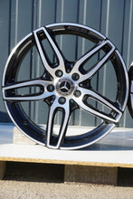 Load image into Gallery viewer, 4x Alufelge 18 Zoll 7.5&quot; 5x112 52ET Glanz Schwarz A1764010700 Mercedes-Benz W176