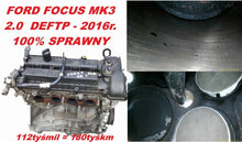 Laden Sie das Bild in den Galerie-Viewer, Motor Ford Fiesta II Fbd DEFTP 2.0 97PS 71kW 180TKm 2016 Benzin Unkomplett MOT8112743541kx
