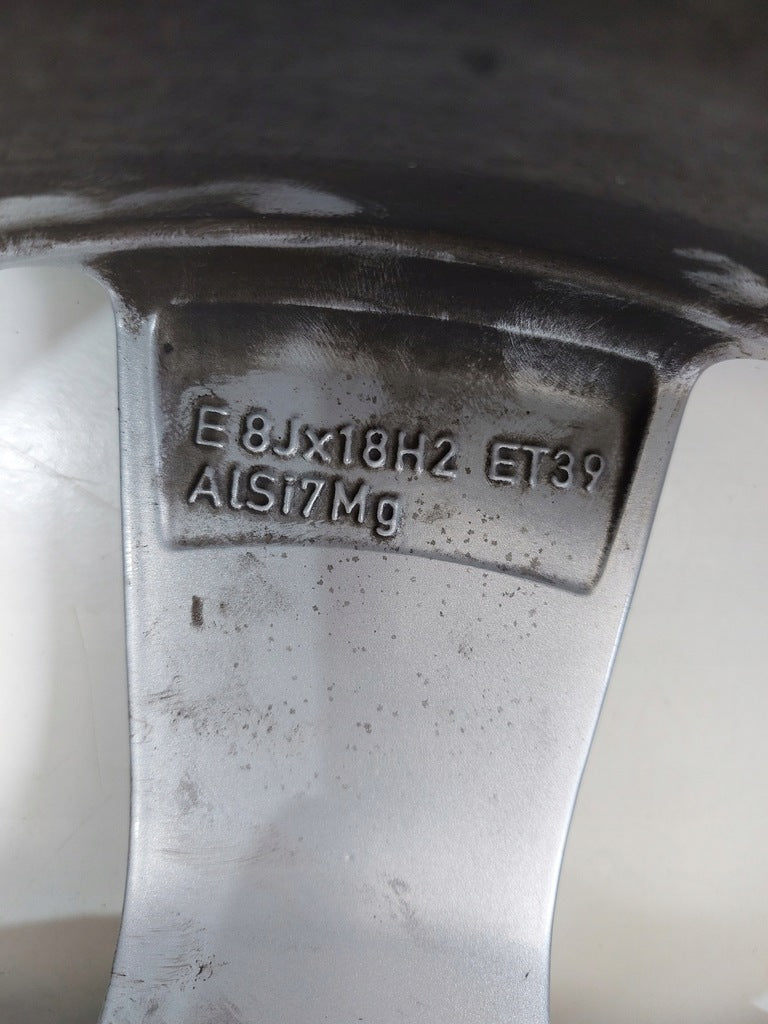 1x Alufelge 18 Zoll 8.0" 5x112 Silber 4K0601025D Audi A6 C8 Rim Wheel FEL9770564043iv