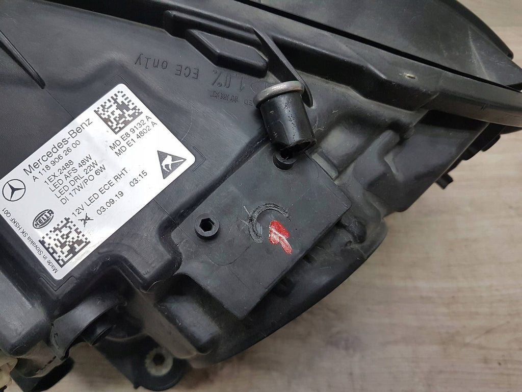 Frontscheinwerfer Mercedes-Benz Cla X118 C118 A1189062600 LED Rechts Headlight SCH2921445424mm