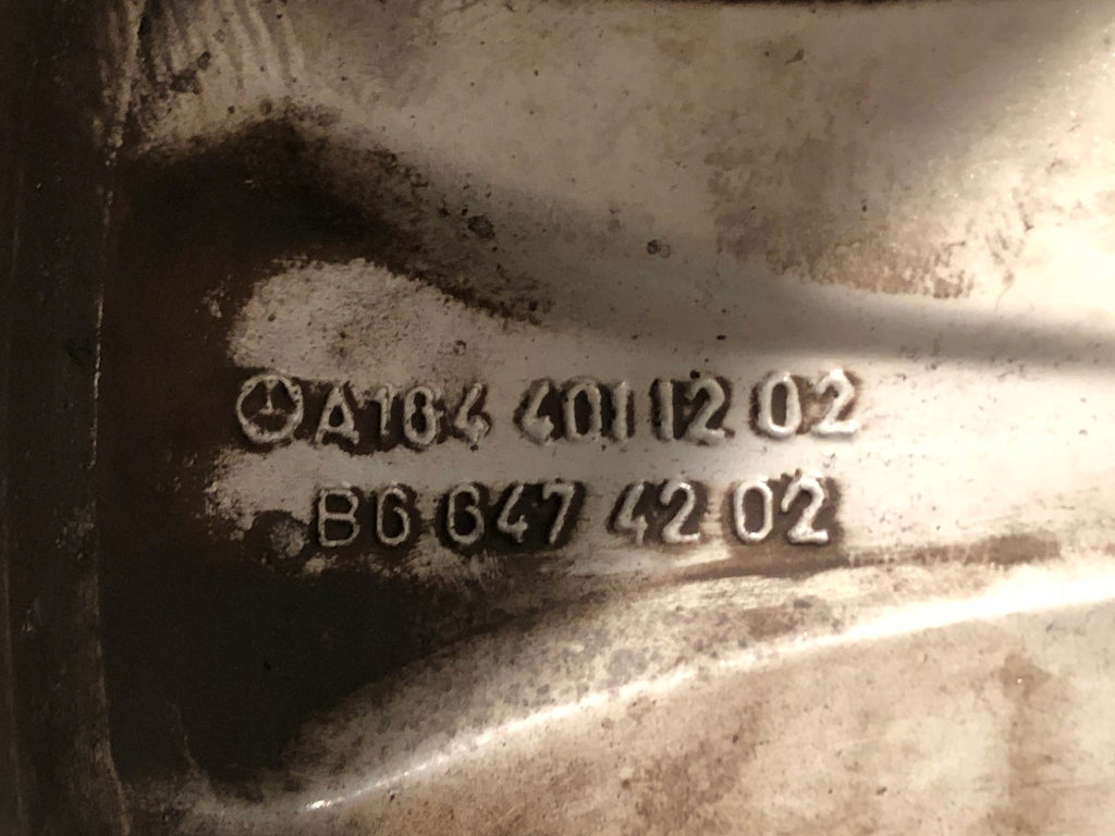1x Alufelge 19 Zoll 8.0" 5x112 60ET A1644011202 Mercedes-Benz W164 Rim Wheel FEL9402512934hm