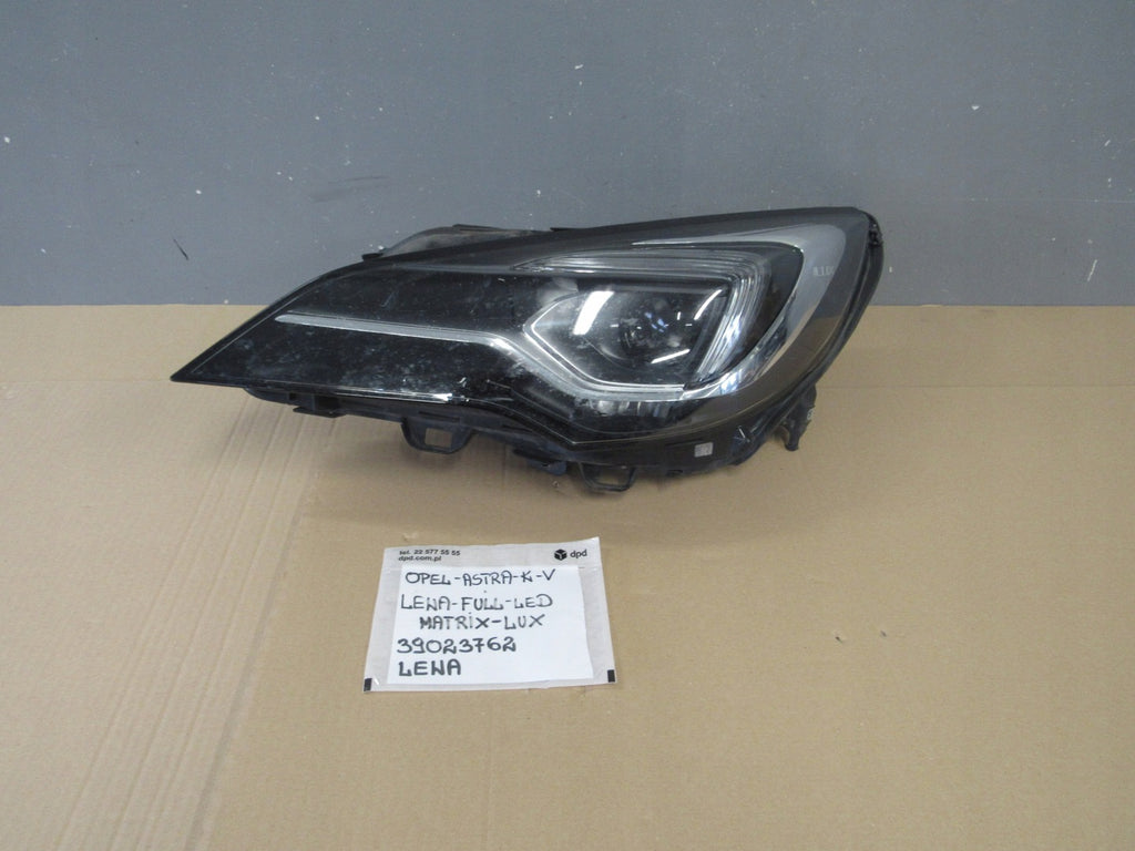 Frontscheinwerfer Opel Astra K 39023762 Full LED Links Scheinwerfer Headlight