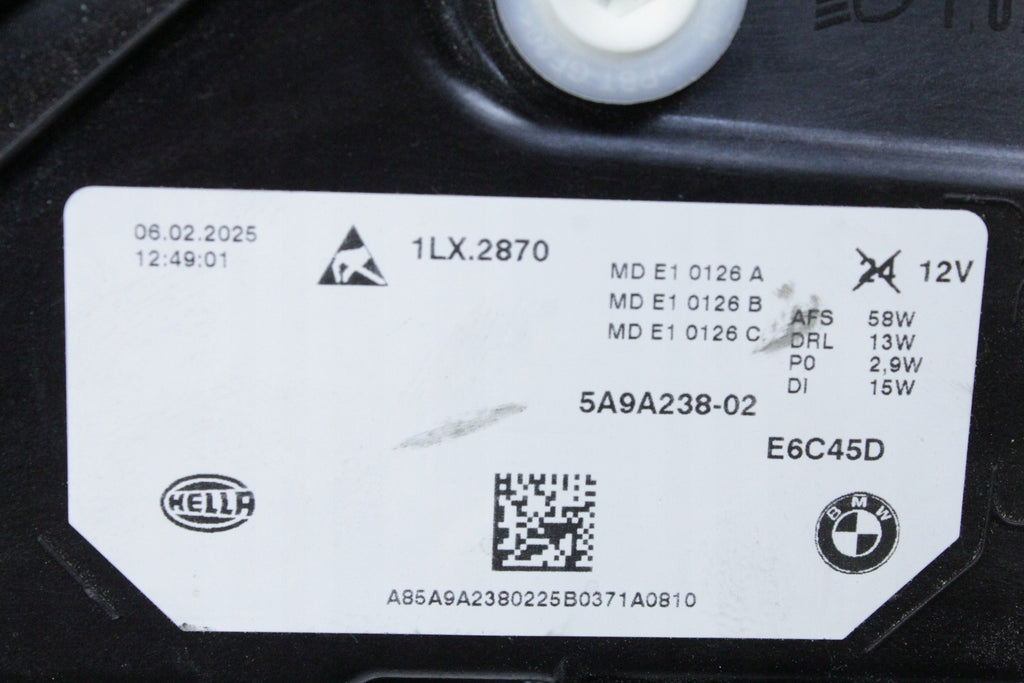Frontscheinwerfer BMW 5A9A238-02 LED Rechts Scheinwerfer Headlight SCH2458576949xv