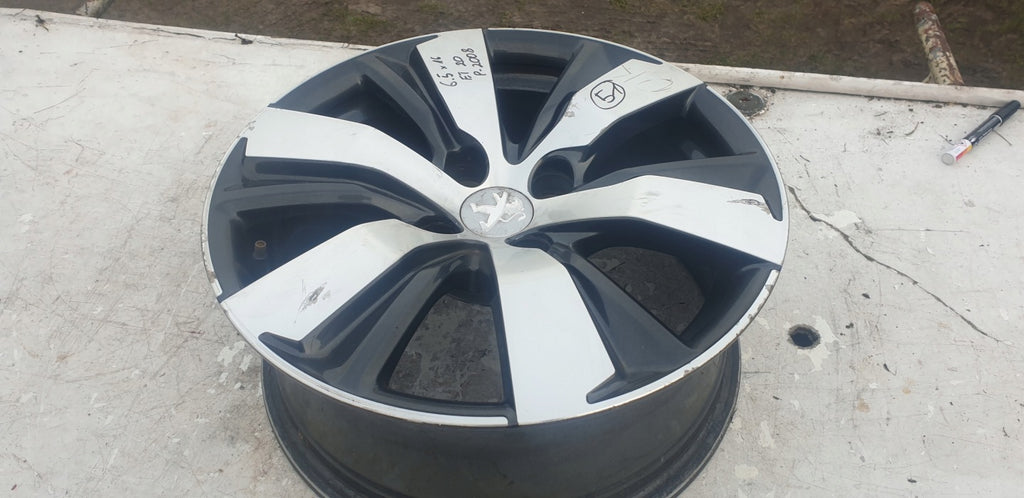 1x Alufelge 16 Zoll 6.5" 4x108 20ET Glanz Graphit 9813557977, 9678398177 Mg 2008 FEL7132574529or
