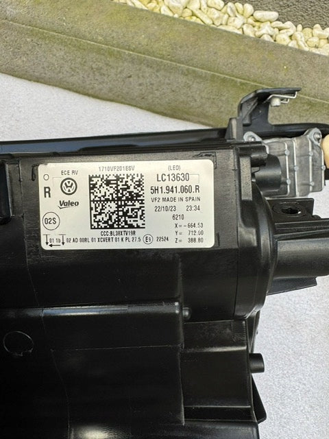 Frontscheinwerfer VW Golf VIII 5H1941060R Full LED Rechts Scheinwerfer Headlight SCH1823026664gt
