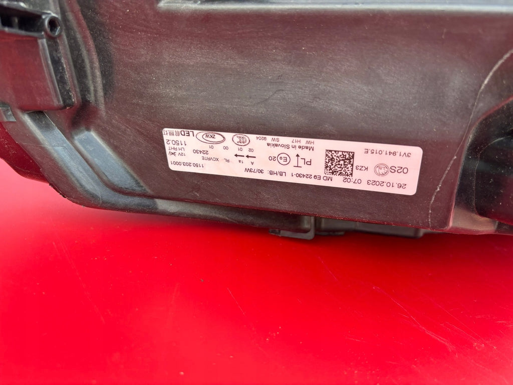 Frontscheinwerfer Skoda Superb III 3V1941015E Links Scheinwerfer Headlight