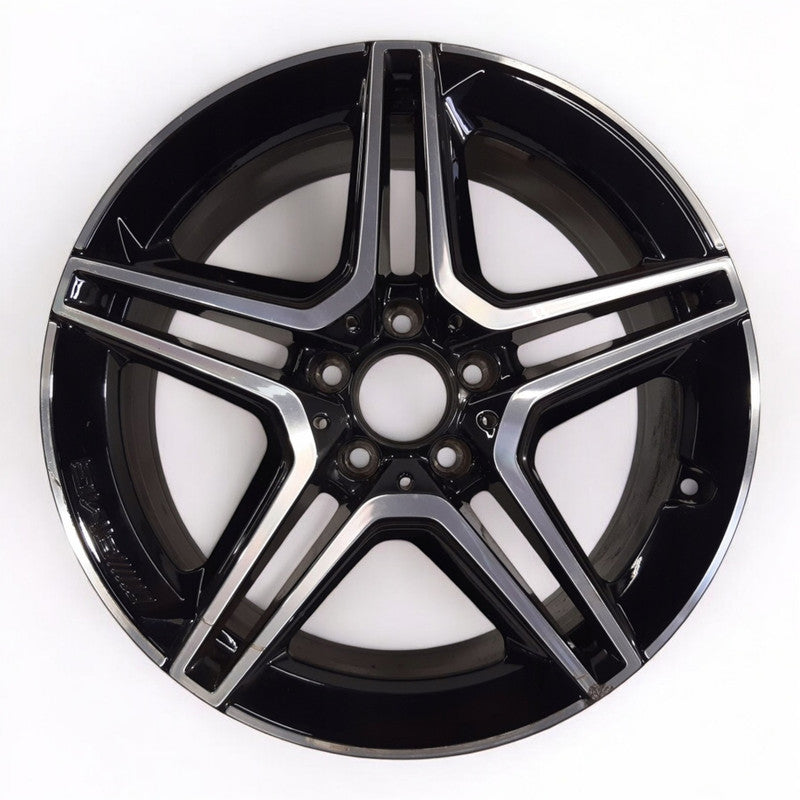 1x Alufelge 18 Zoll 7.5" 5x112 49ET Glanz Grau A1774011500 Mercedes-Benz