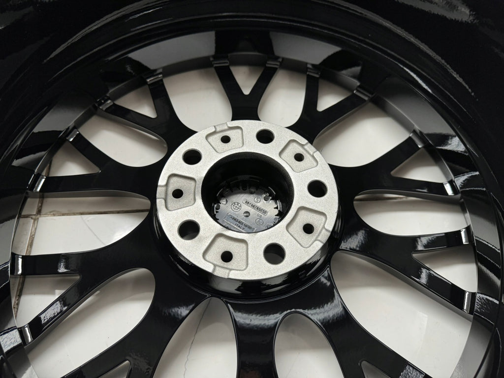 4x Alufelge 18 Zoll 8.0" 5x120 34ET Glanz Silber BMW F30 Rim Wheel FEL9571592102ta