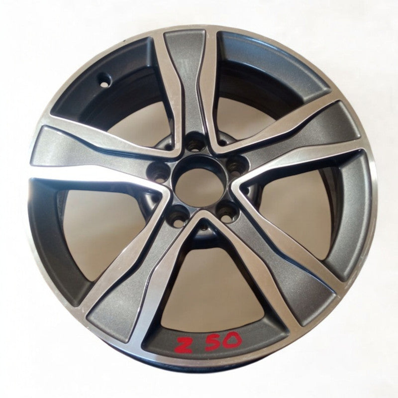 1x Alufelge 17 Zoll 7.0" 5x112 48,5ET Glanz Grau A2054010800 Mercedes-Benz Mg