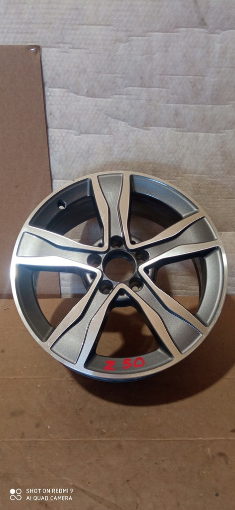 1x Alufelge 17 Zoll 7.0" 5x112 48,5ET Glanz Grau A2054010800 Mercedes-Benz Mg