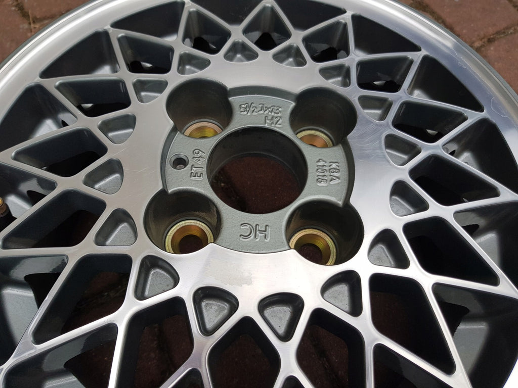 1x Alufelge 13 Zoll 5.5" 4x100 49ET Glanz Silber Opel Corsa Rim Wheel FEL4941654246xd