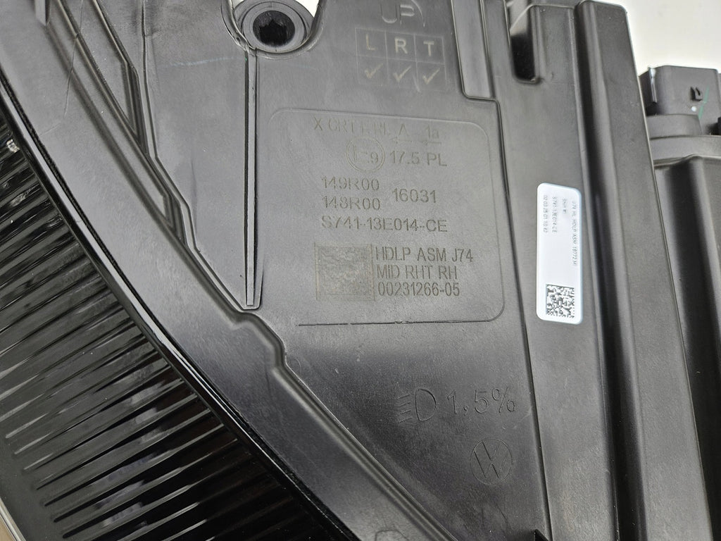 Frontscheinwerfer VW Transporter S74113E014CE LED Rechts Scheinwerfer Headlight SCH2449704089ej