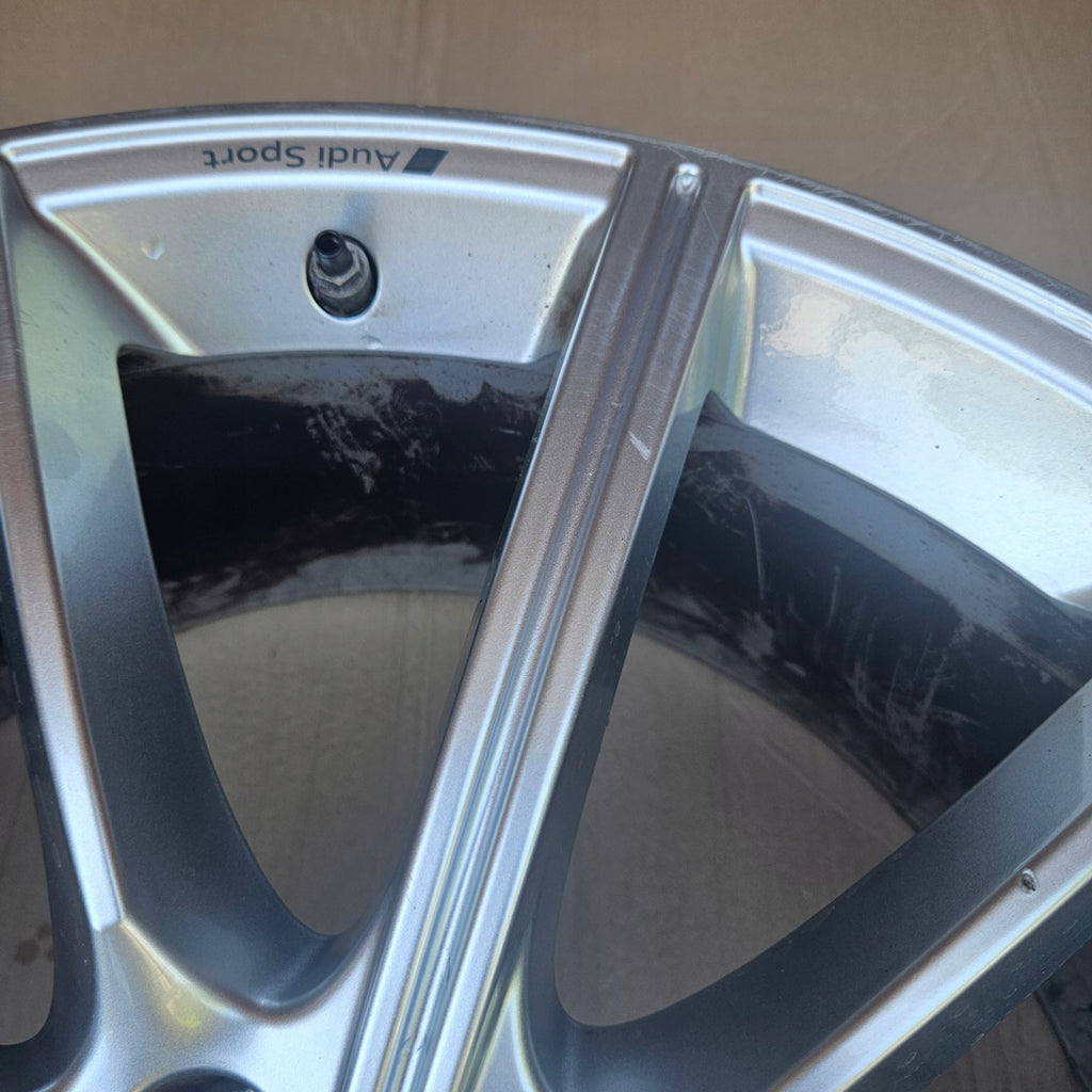 1x Alufelge 21 Zoll 8.5" 5x112 19ET Glanz Silber 4K0601025AA Audi Rim Wheel FEL7665801136pr