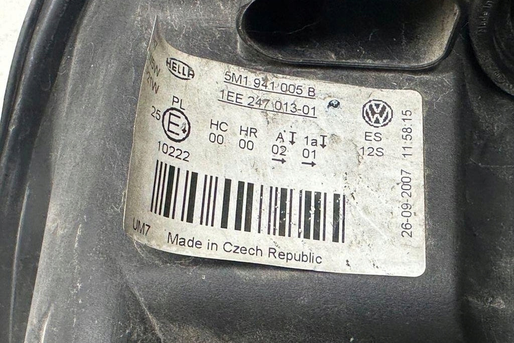 Frontscheinwerfer VW Golf Plus 5M1941005B Links Scheinwerfer Headlight SCH6098003526tm