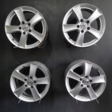 Laden Sie das Bild in den Galerie-Viewer, 4x Alufelge 16 Zoll 6.5" 5x112 38ET Glanz Silber KBA50290 VW Golf VII I FEL6945485099gr
