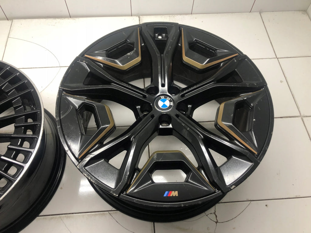 1x Alufelge 22 Zoll 9.5" 5x112 37ET Glanz Graphit 5A02659 BMW IX I20 Mg FEL3011924456lx