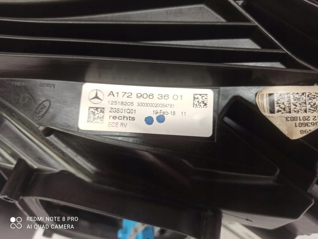 Frontscheinwerfer Mercedes-Benz Slc Slk A1729063601 LED Rechts Headlight