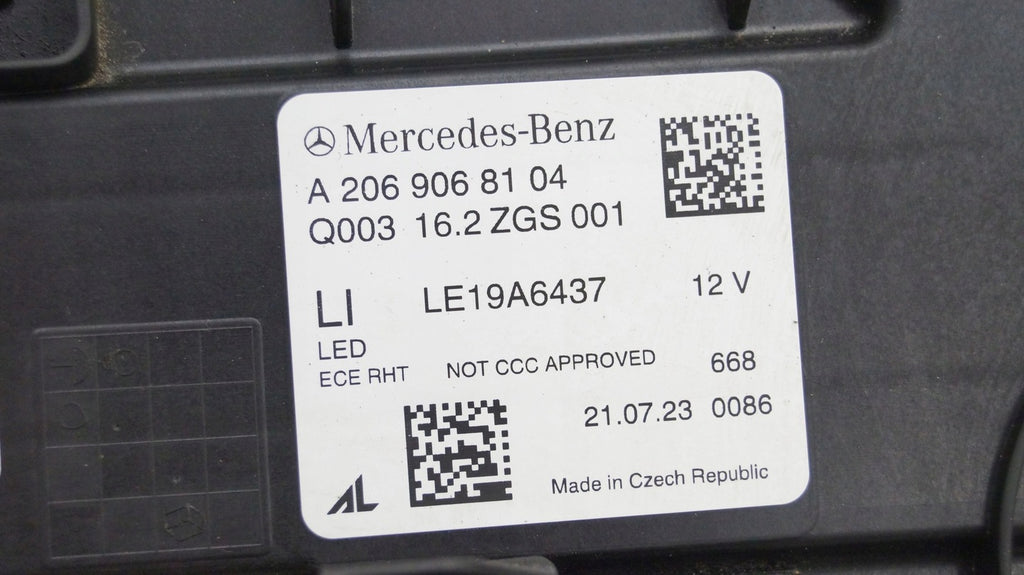 Frontscheinwerfer Mercedes-Benz A2069068104 LED Links Scheinwerfer Headlight SCH9920346894mp