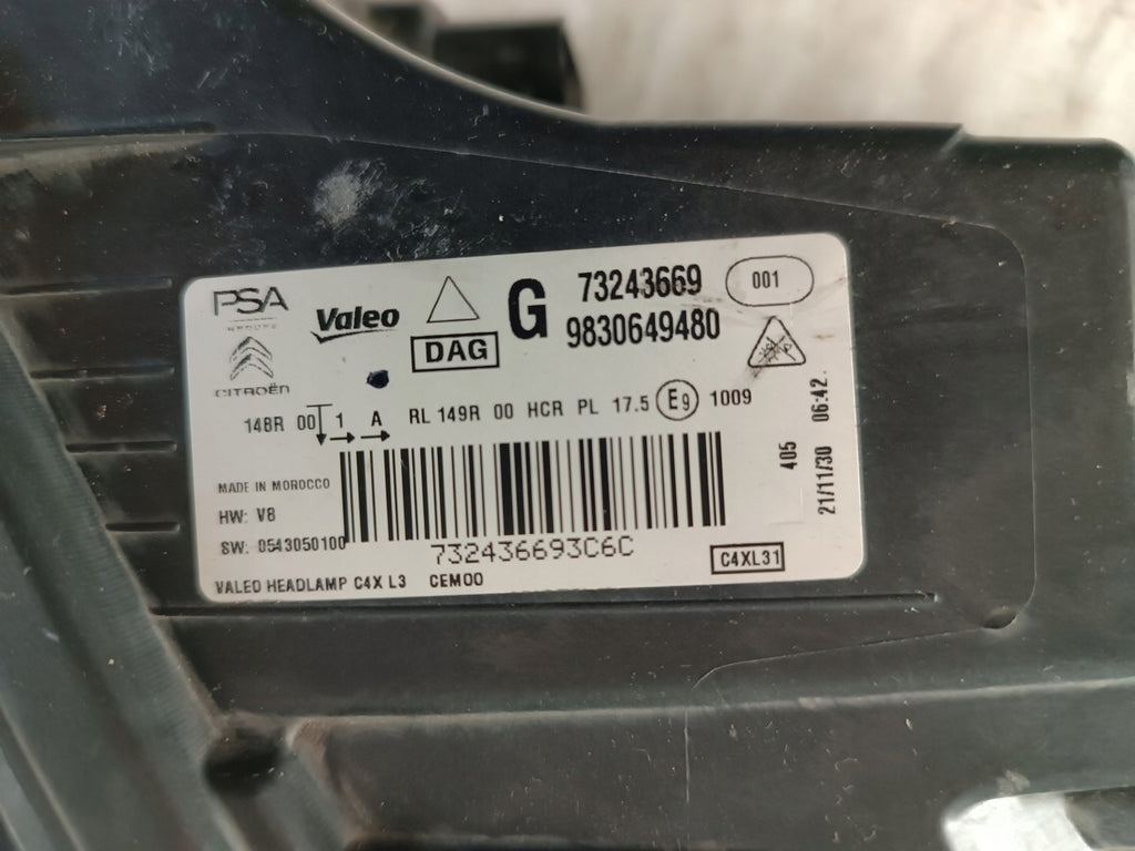 Frontscheinwerfer Citroën C4 III 9830649480 LED Links Scheinwerfer Headlight SCH7047376424vw