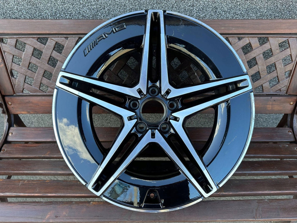 1x Alufelge 19 Zoll 8.0" 5x112 34ET Glanz Schwarz A2934011600 Mercedes-Benz Eqc FEL9906870215ih